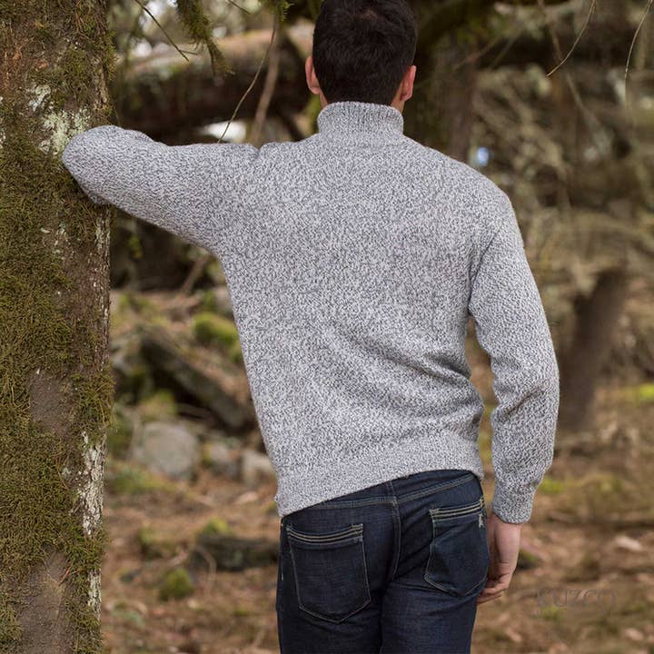 KuzcoHandmade - Wholesale Cardigan - Heren - Alpaca wollen vest met rits voor heren