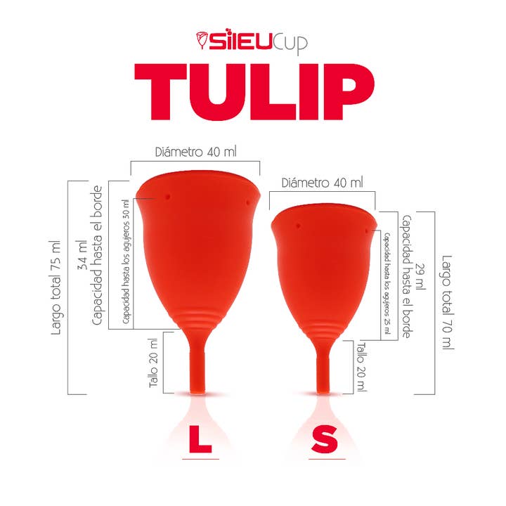 Sileu - Wholesale Menstruatiecup - Sileu Tulip menstruatiecup, flexibiliteit 51
