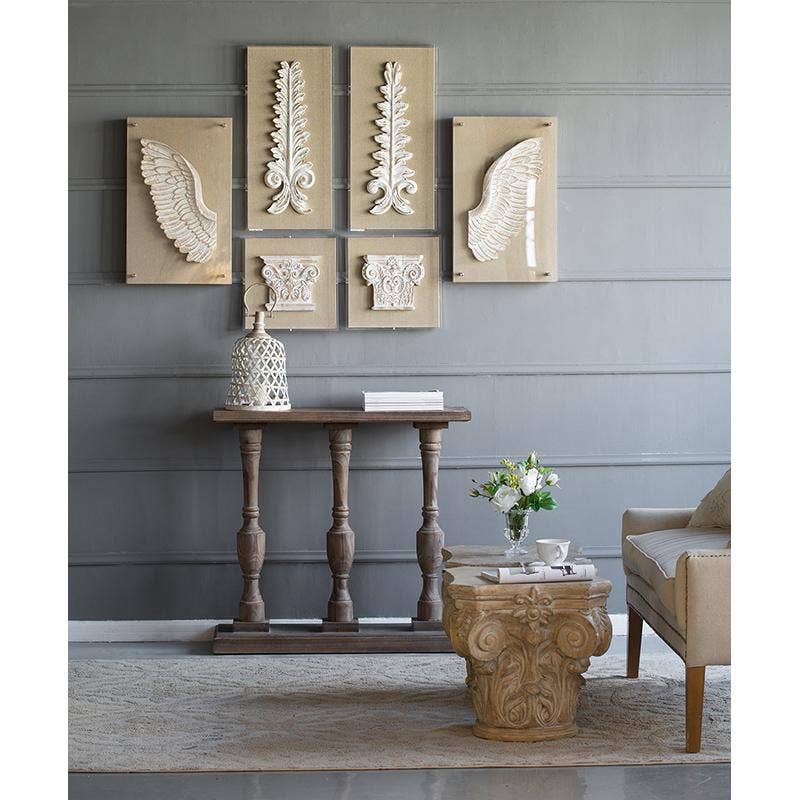 A&B Home Group Inc. - Wholesale Wall Accent - S/2 Wood Carved Wing4