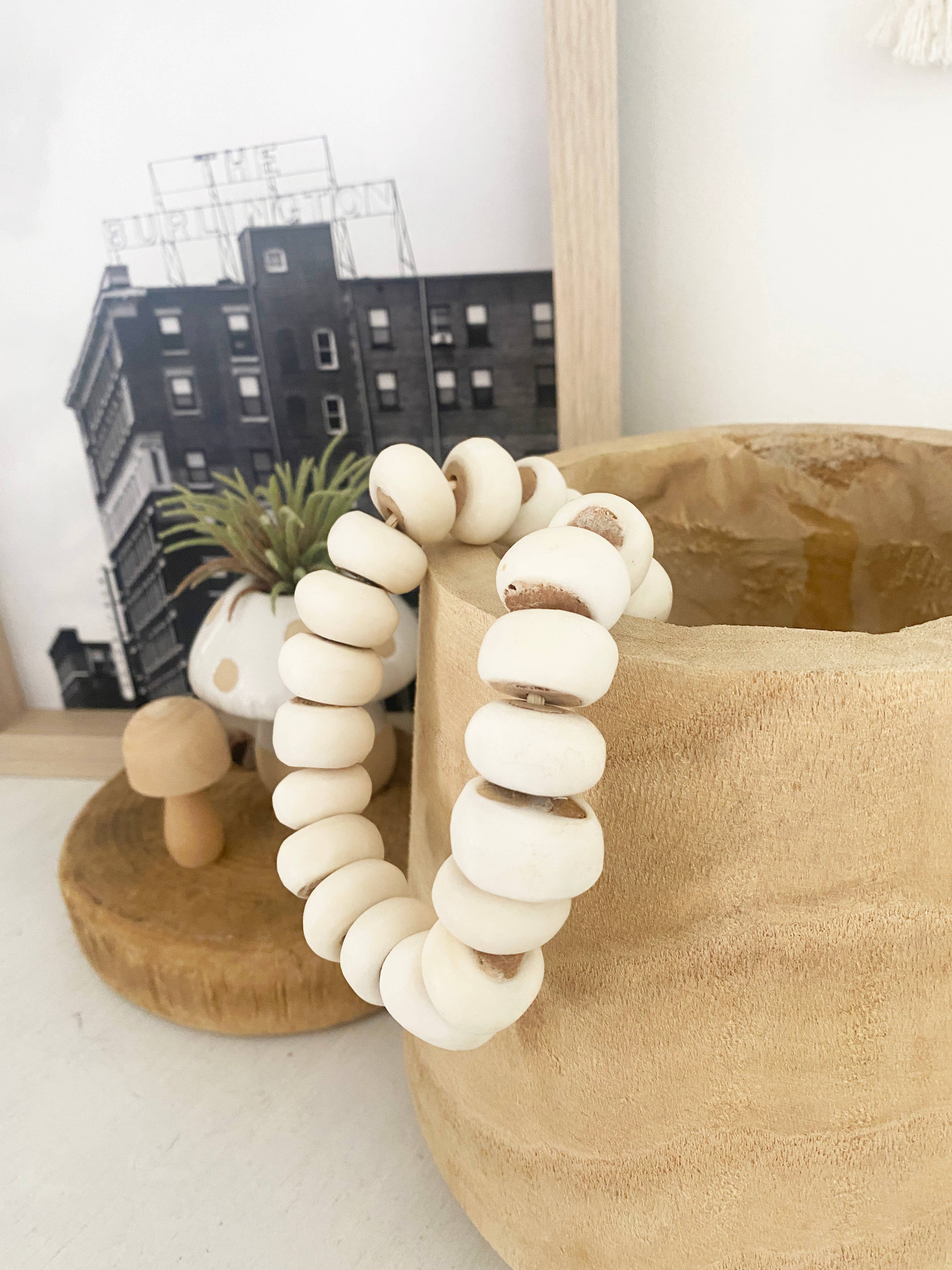 Simply Styled Art - Wholesale Bunting/Garland - White Organic Garland loop3