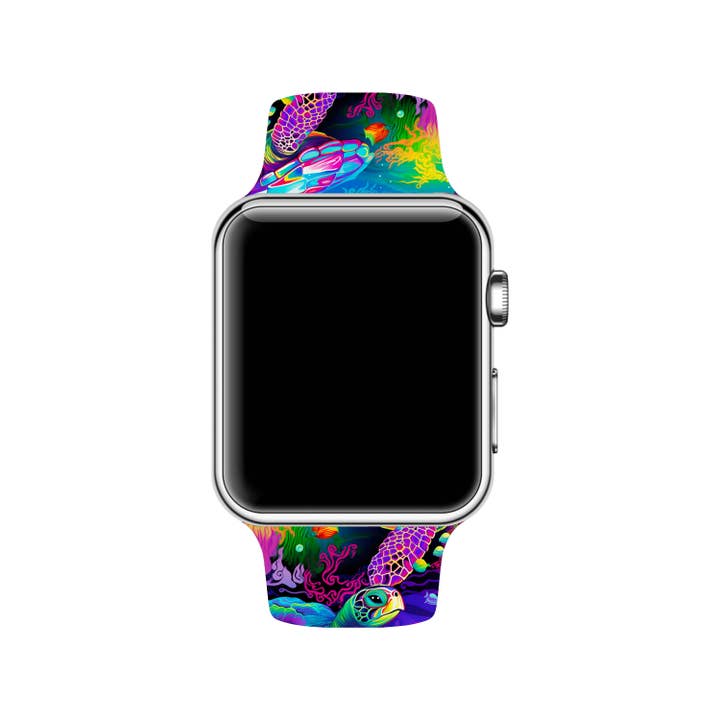 The Printed Llama – wholesale Watch band/strap – Women's – Sea Turtle Apple Watch Band for Series 1-9, SE & Ultra