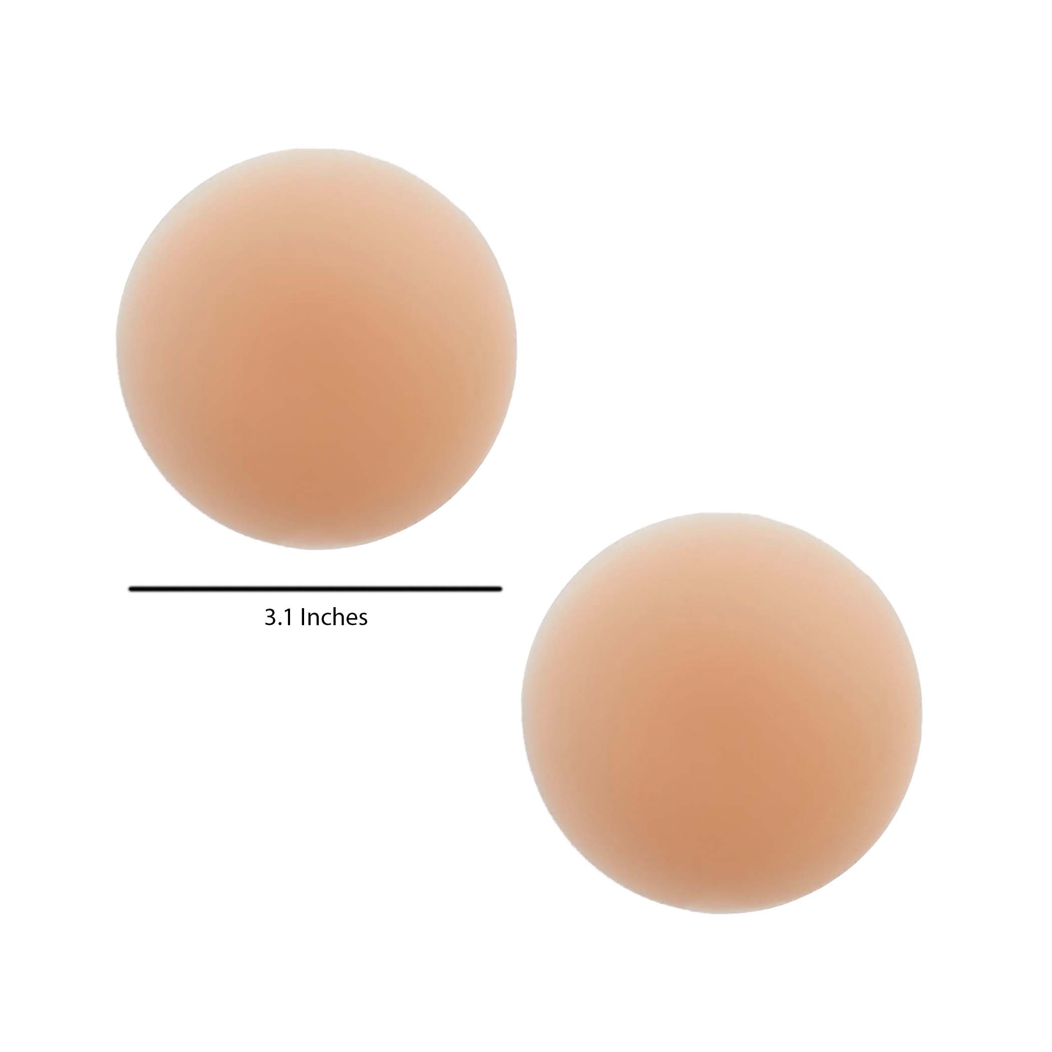 Nudie Patootie Nude Skin INVISIBLE REUSABLE Silicone Nipple Cover Pasties for wholesale on Faire2
