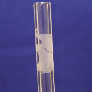 Cannuccia in vetro incisa con elefante da 12 pollici con spazzolino per la vendita all'ingrosso da parte di DrinkingStraws.Glass LLC