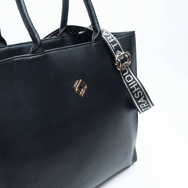 Trashious - Wholesale Shoulder Bag - Women's - Mama Bag Corn Leather Black3