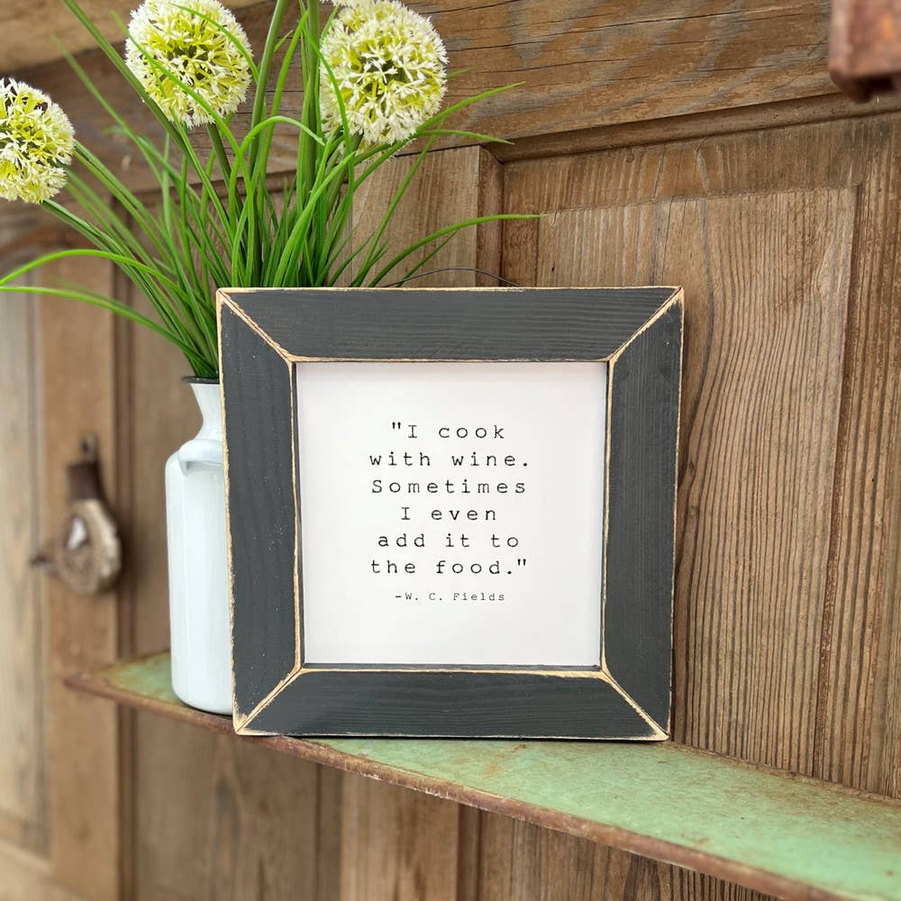 JanMichaels Art & Home – Engroshandel Vægskilt – SB1403A Madlavning med vin0