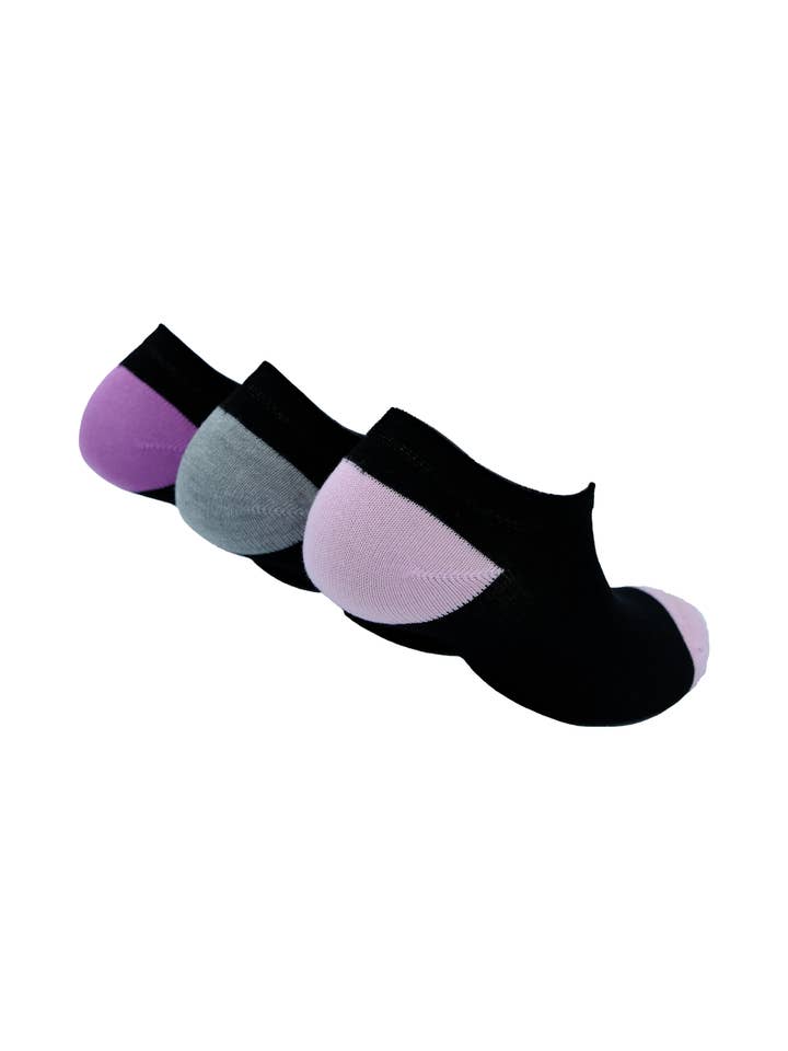 The SockMaker - Wholesale Socks – Women's - Bamboo Ladies - Trainers (3 Pairs Pack)8