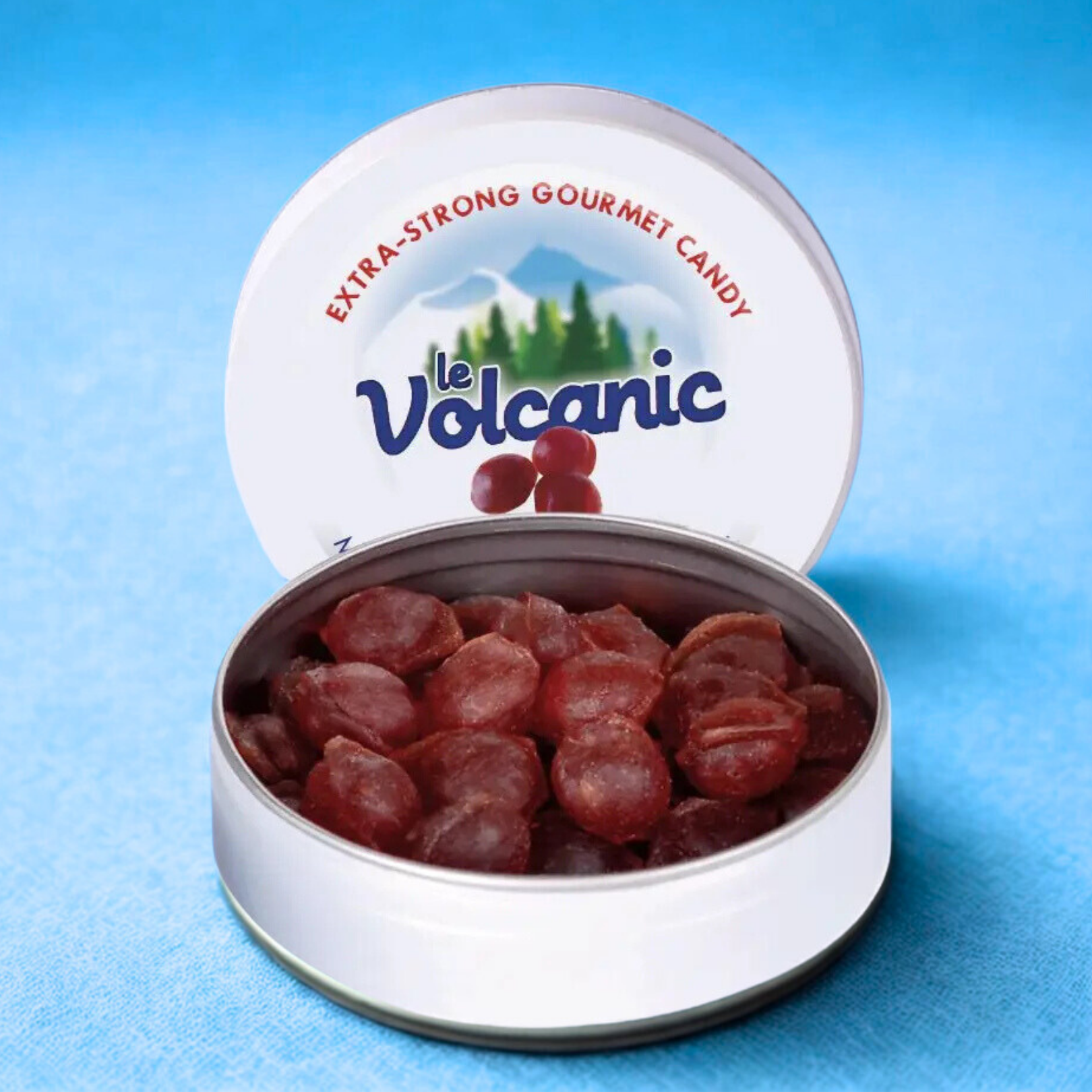 Bonbon USA France - Wholesale Hard Candy - Le Volcanic Pine Eucalyptus - French Gourmet Candy Tin0