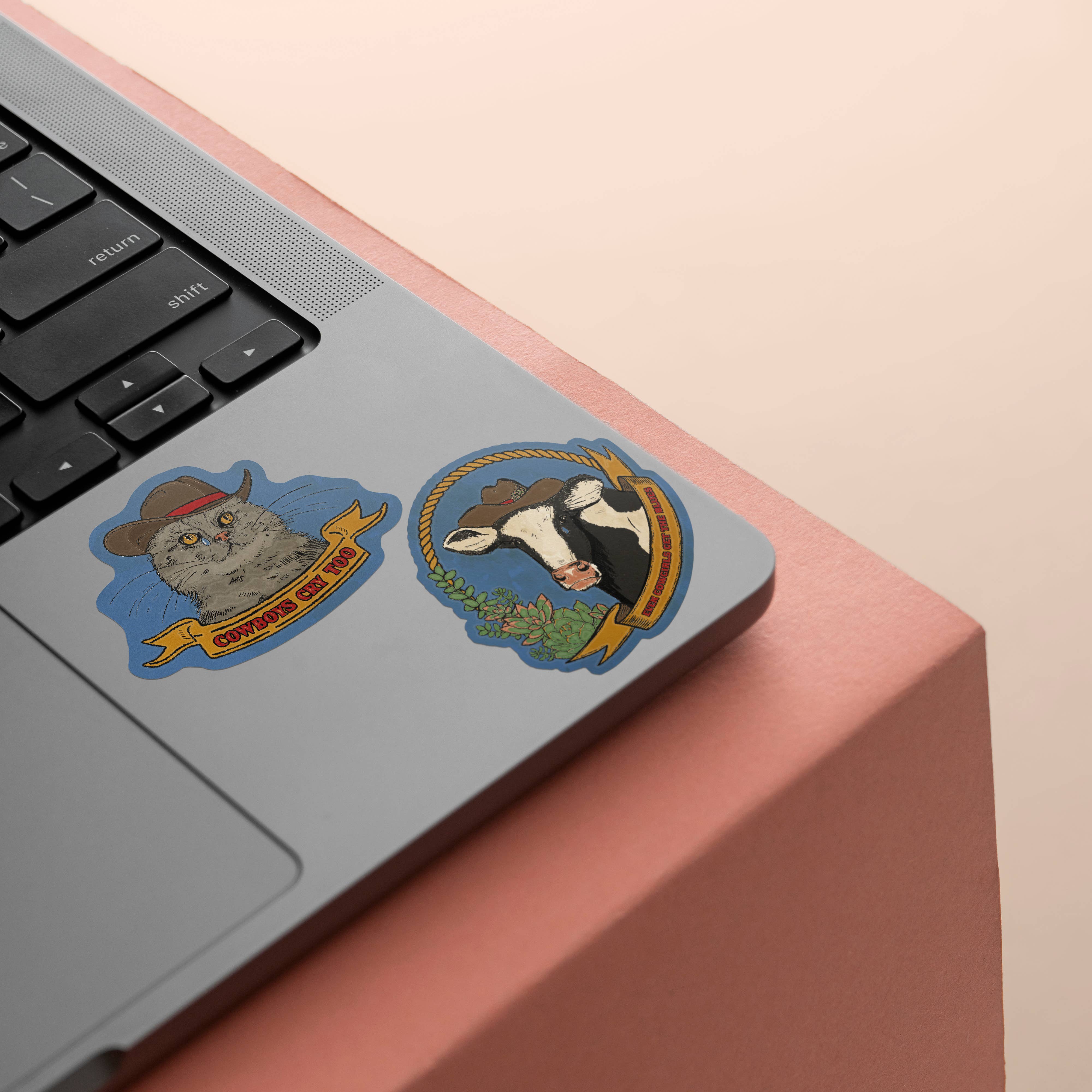 Cluster Funk Studio - Wholesale Sticker - Even Cowgirls Get the Blues Sticker2