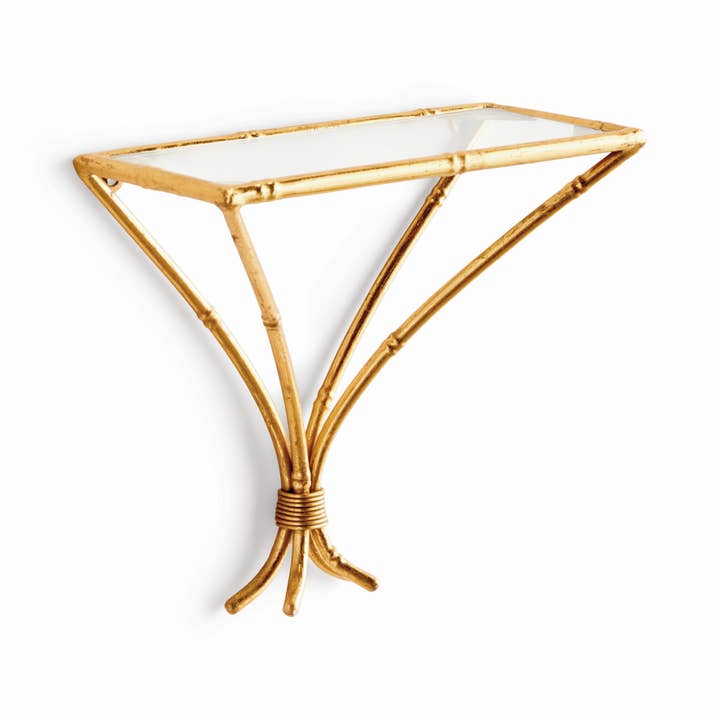 Napa Home & Garden - Wholesale Wall Mounted Shelf - Daphne Wall Bracket, Gold