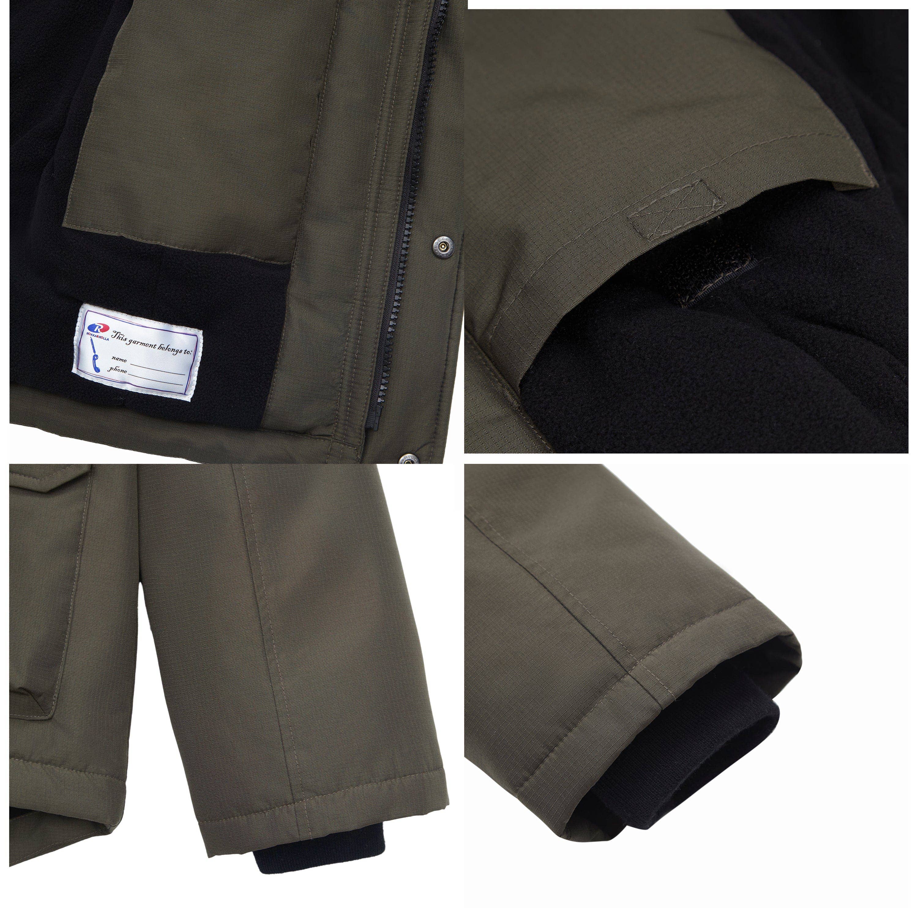 Rokka & Rolla - Wholesale Parka - Kids - Boys' Ripstop Parka Jacket Fleece Lined Winter Coat34