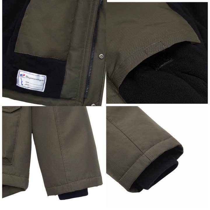 Rokka & Rolla - Wholesale Parka - Kids - Boys' Ripstop Parka Jacket Fleece Lined Winter Coat34