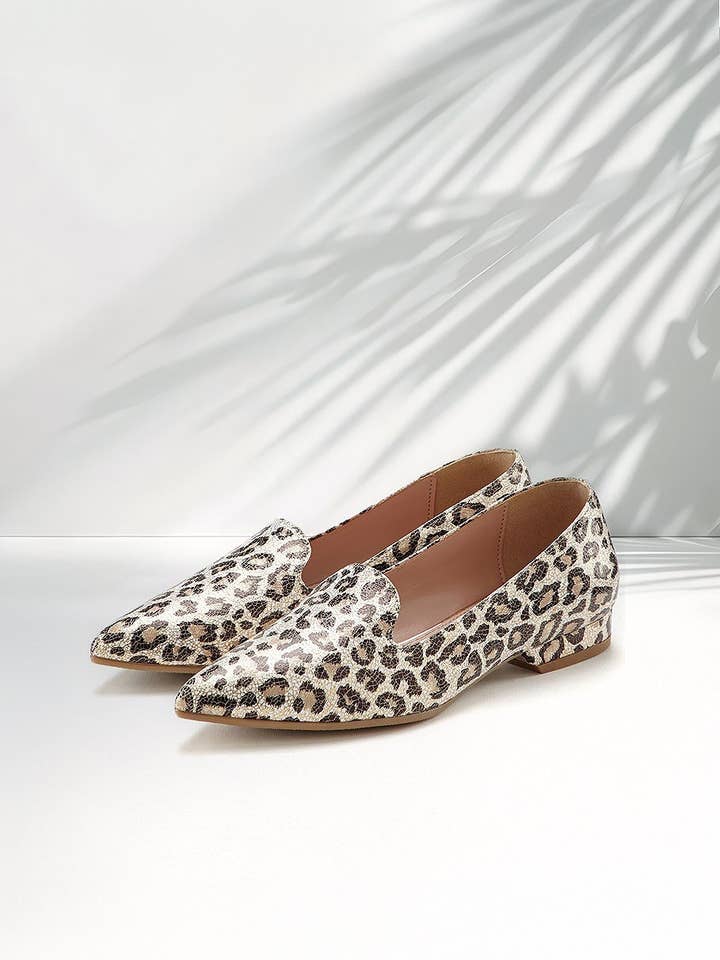 LASCANA Women's Leopard Cheetah Print Loafers for wholesale on Faire