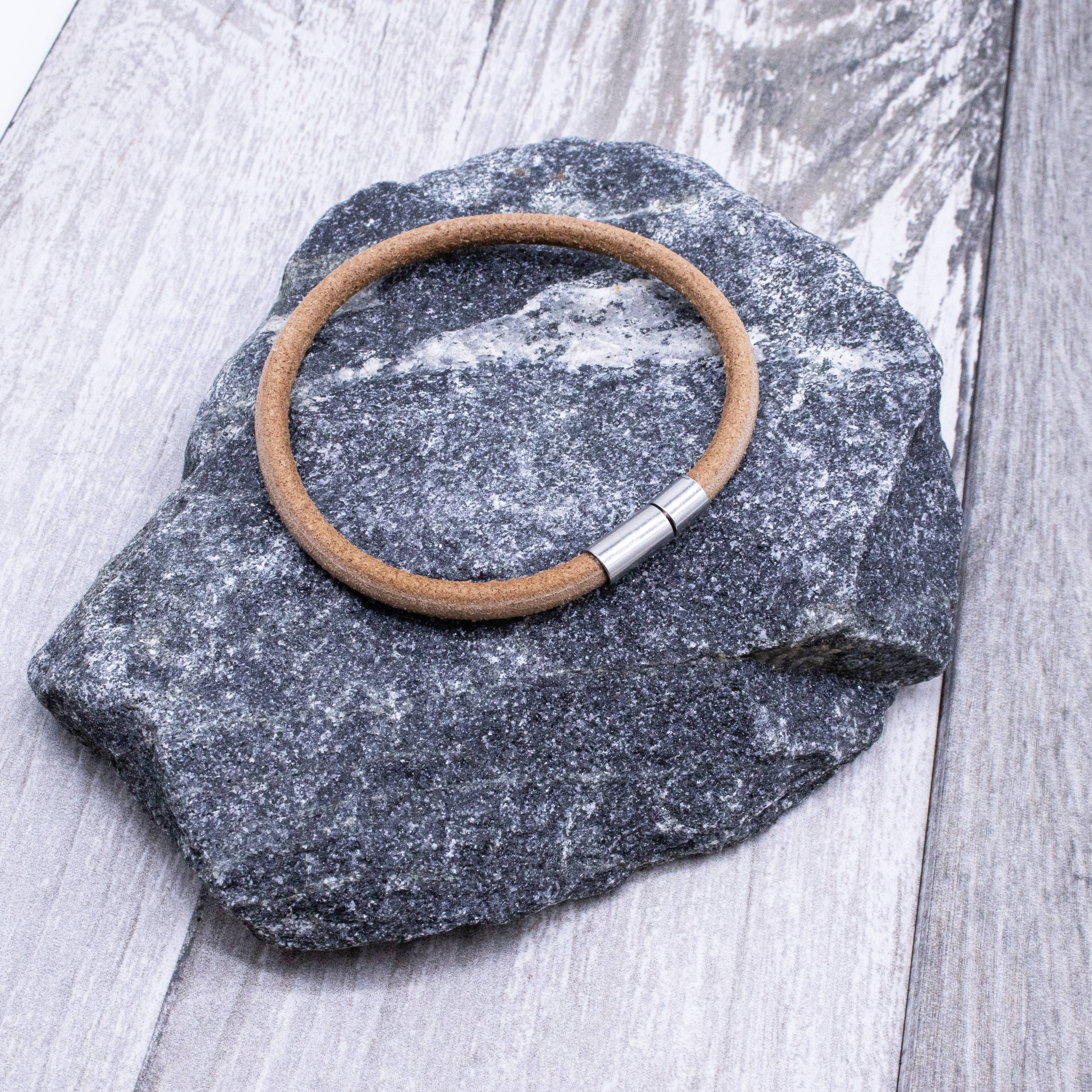 Natalia - Vente Bijou – homme - Bracelet en cuir véritable pour homme - PC4