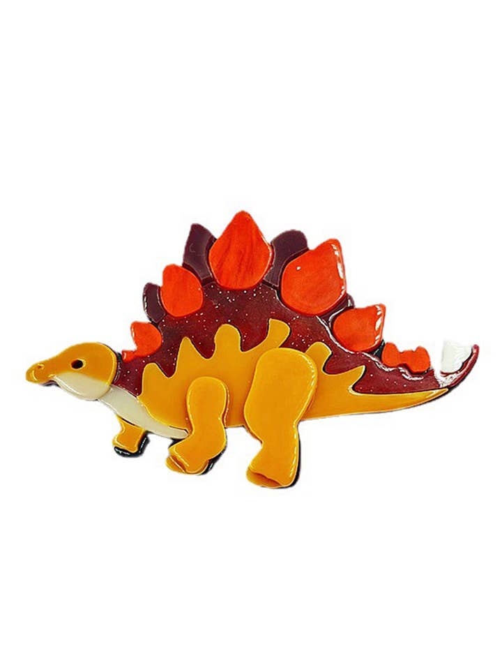 Stegosaurus Dinosaur Acryl Pin PA4268 voor wholesale door Ole