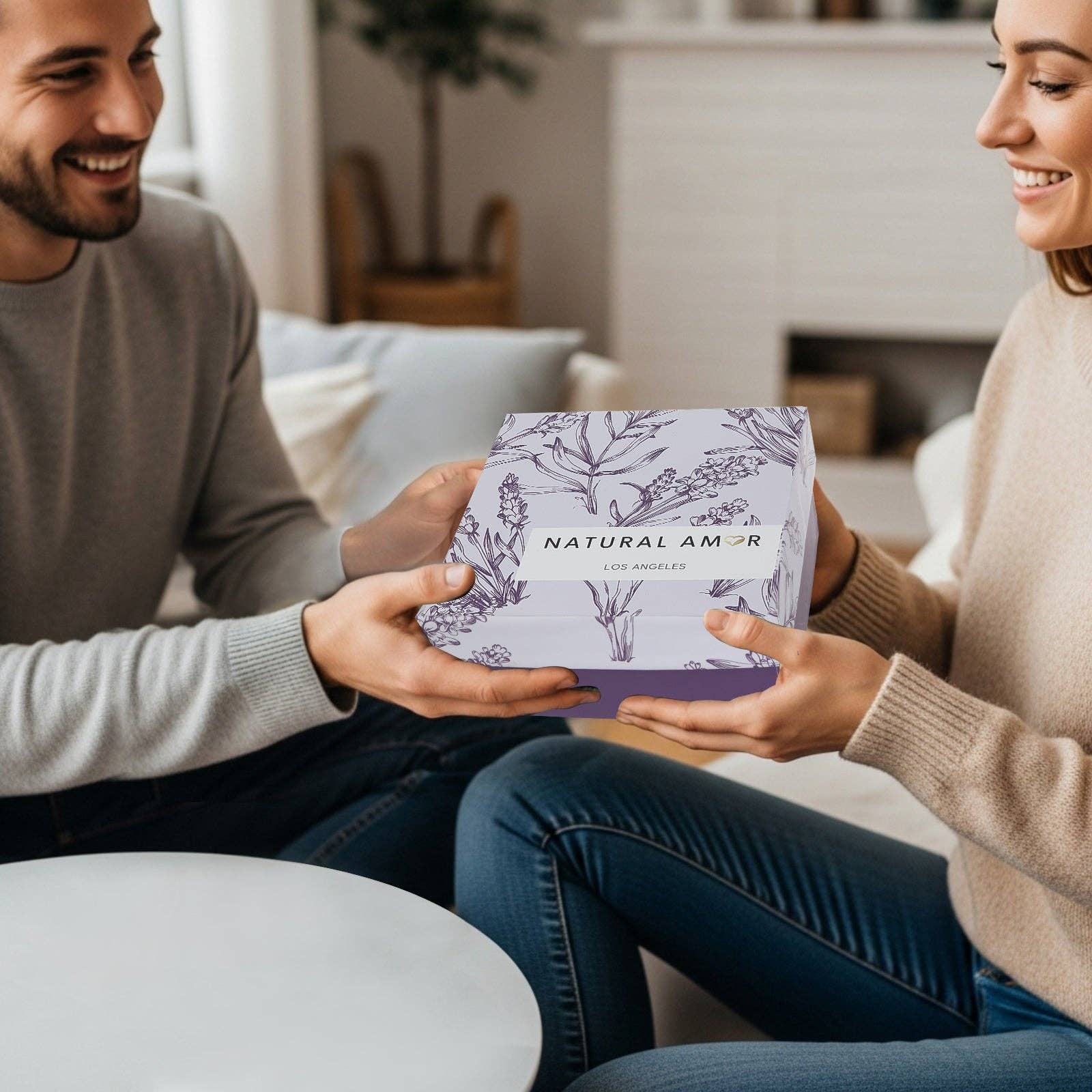 Natural Amor LLC - Wholesale Bath & Body Set - Purple Lavender Gift Set3