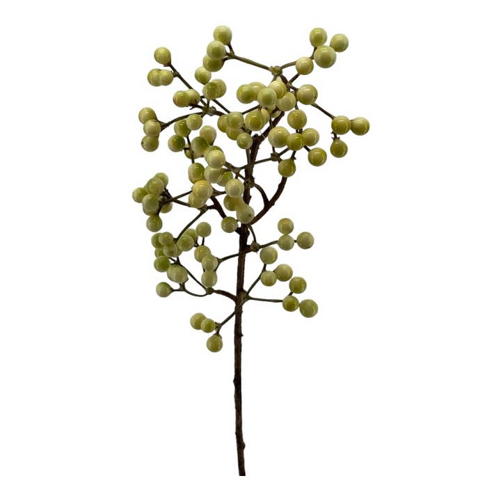 Floratexx - Wholesale Artificial Plant - Berry branch 45 cm cream-green