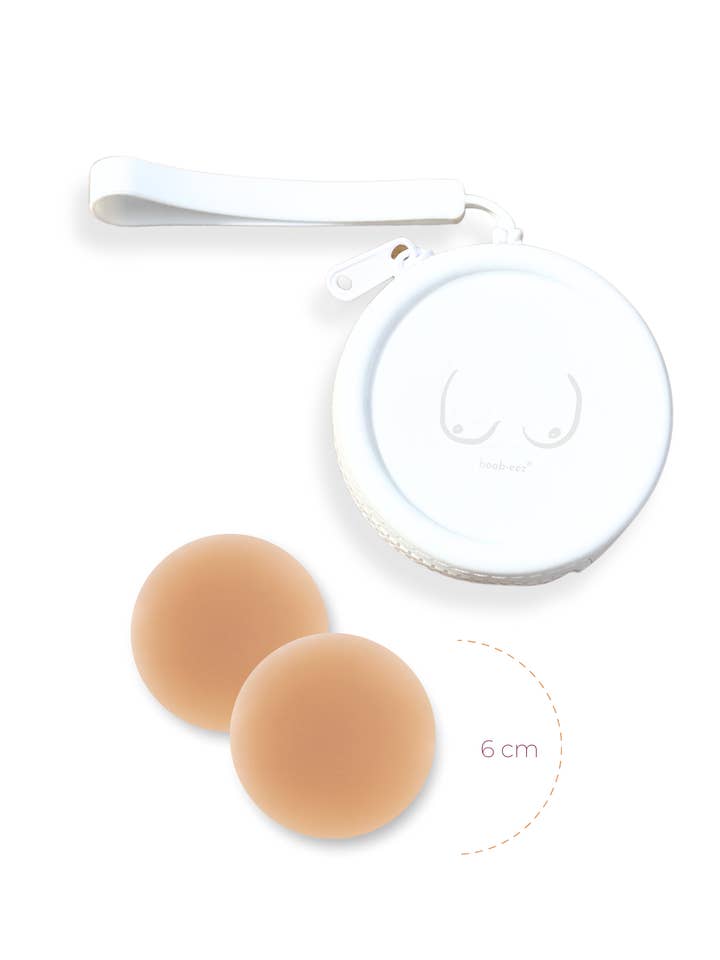 Boob-eez - Wholesale Nipple Pasties - Women's - x1 Silicone Travel Case + x1 Pair of "Headlight Hiders"25