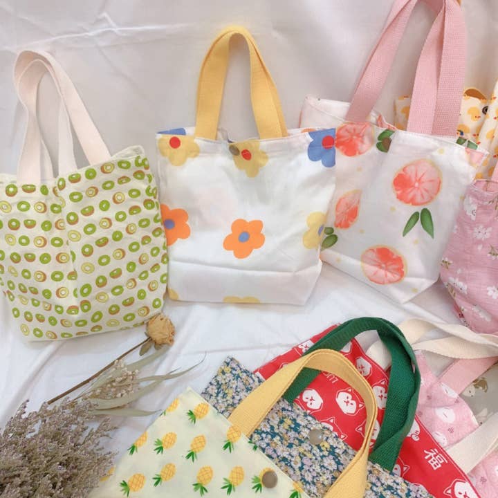 Funkyrel® Atzbranding Limited - Wholesale Tote Bag - Women's - Cosbai - Small Mini Canvas Bag