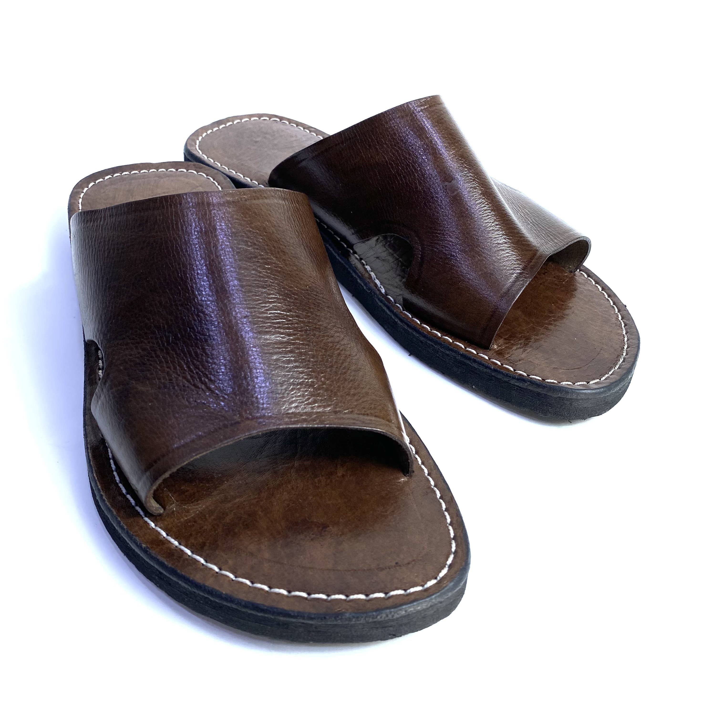 Berberwoolrug – wholesale Sandals – Men's – Handmade Moroccan Leather Sandals: Versatile Comfort for Men3