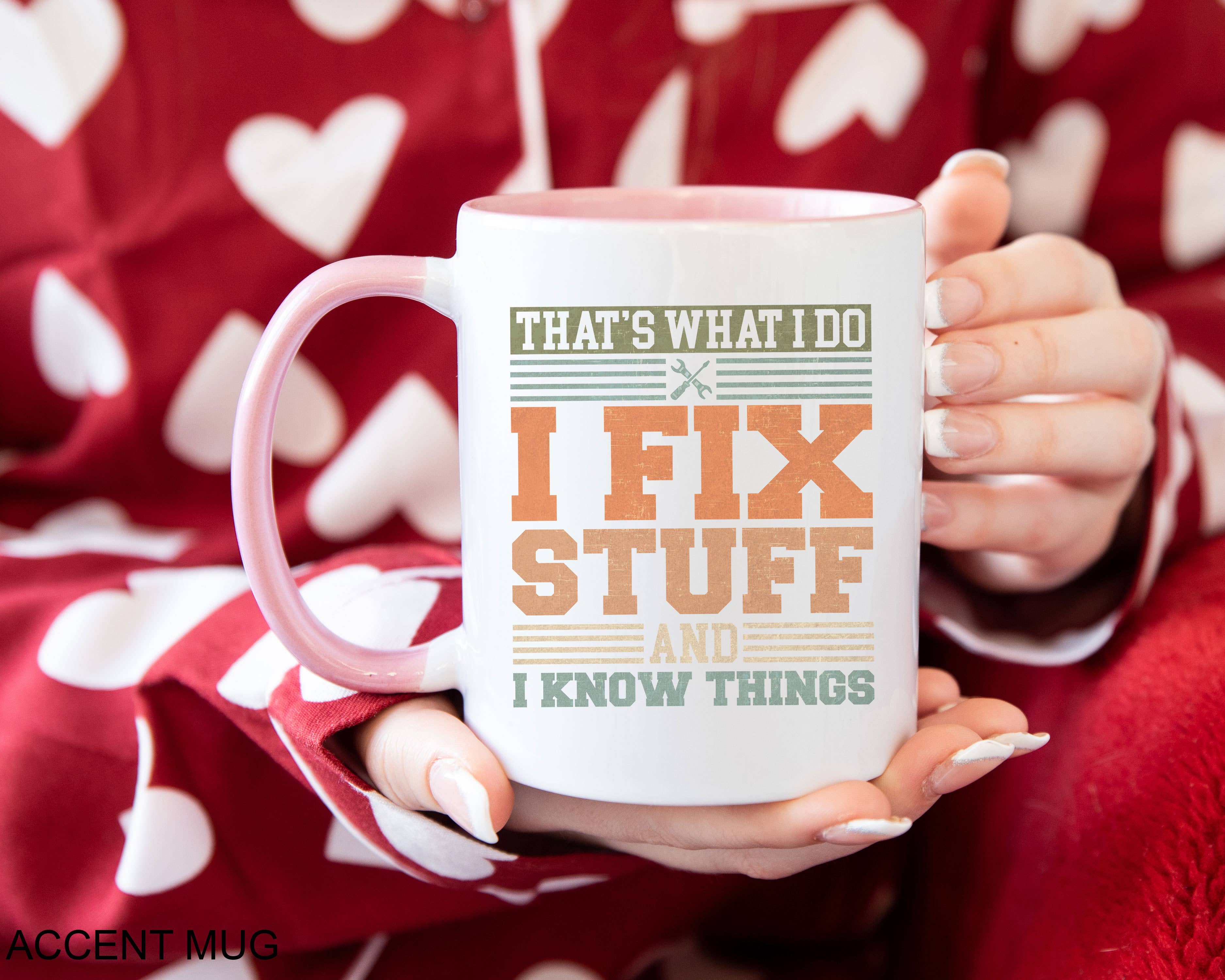 NVC Ecommerce LLC - Wholesale Coffee Mug - Retro Mechanic I Fix Stuff And Know Things Mug, Father Day3