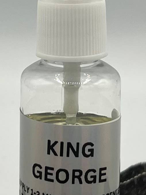 100P-KING GEORGE OIL pour la vente par reSCENTit ~ Red Dirt Leather