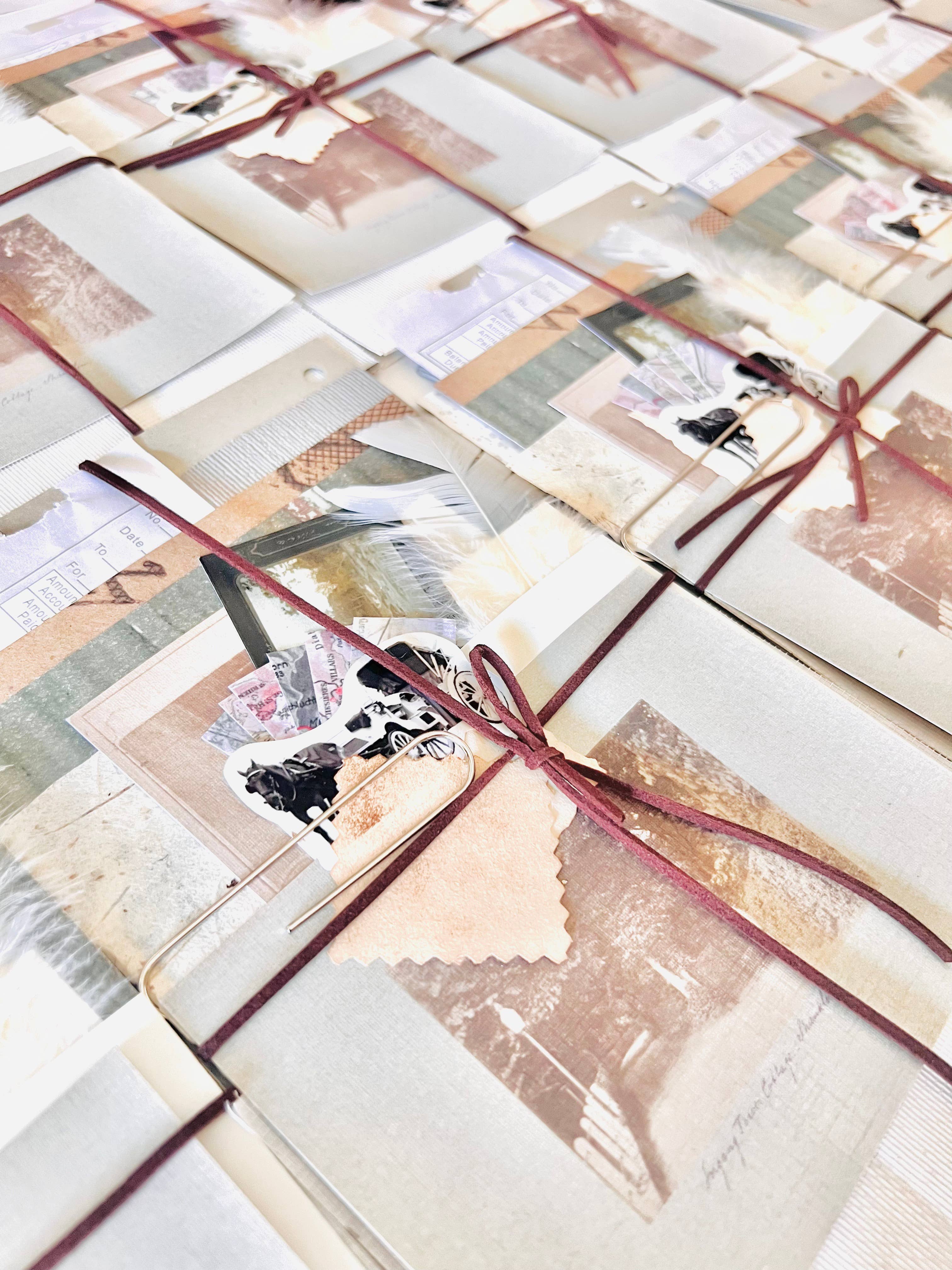 HELLO ARTIST DIY - Wholesale DIY Craft Kit - Vintage Scrapbooking Kit No.414