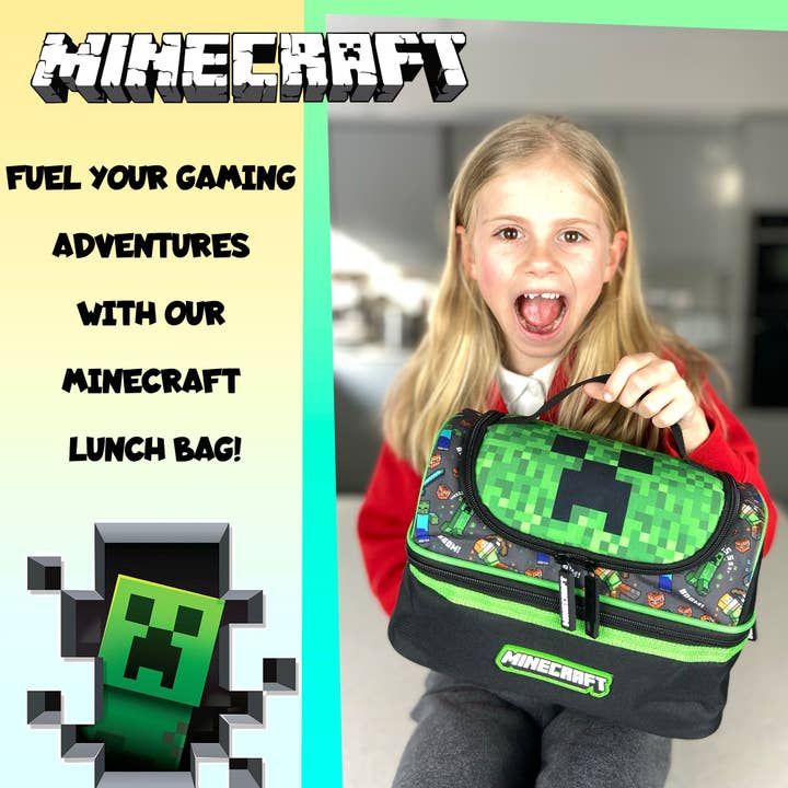 Fringoo Group Ltd - Wholesale Lunch Bag/Box - Kids - Minecraft Multi Lunch Bag
