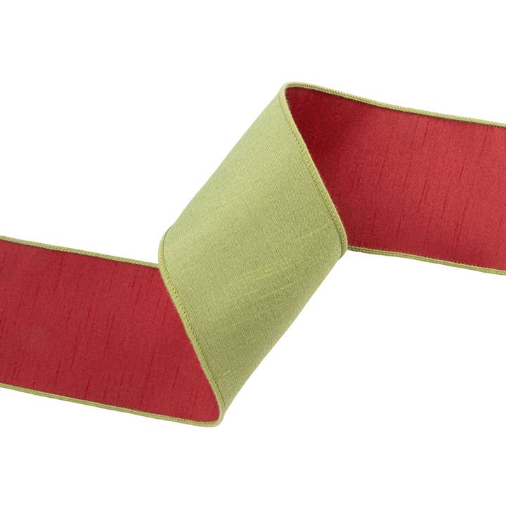 LA Ribbons Wholesale - Wholesale Ribbon - Gift Wrapping - Wired Double-fused Dupioni Ribbon 10 Yard Roll3