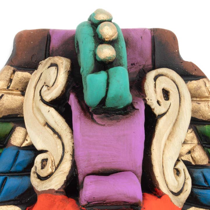 Siesta – wholesale Wall Accent – Colourful Eagle Headdress Mask2