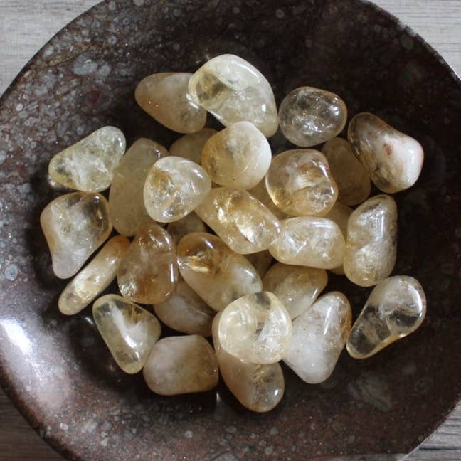 Tumbled Citrine - Bulk Wholesale Crystals (Crystals & Stones) for wholesale by Pebble House