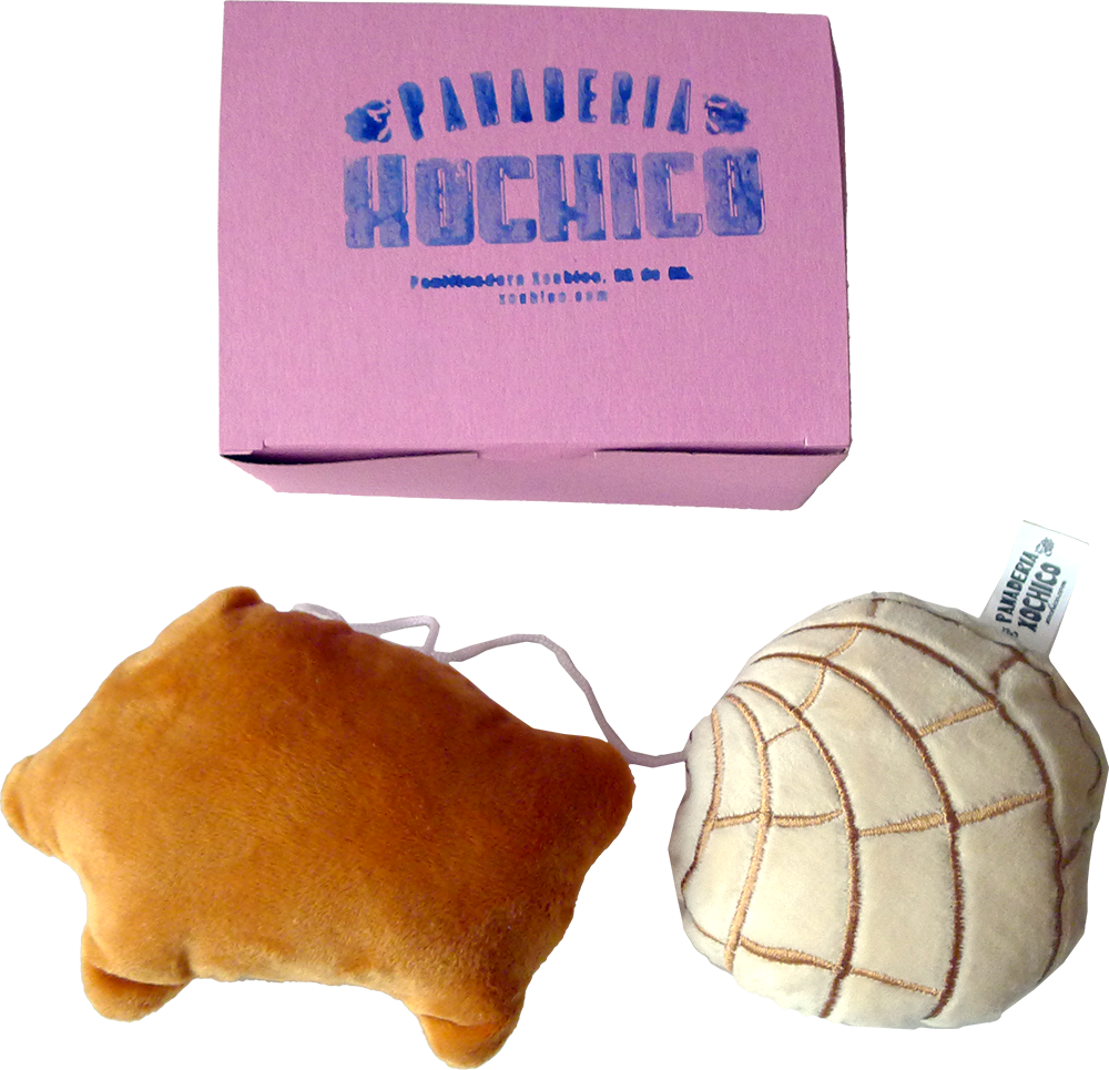 Xochico - Wholesale Car Decorative Charm - Unisex - Pan Dulce Concha "Fuzzies" Car Mirror Hangers2