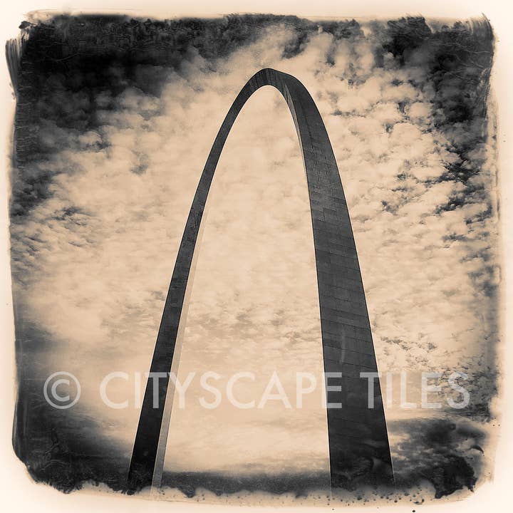 St Louis Arch Clouds for wholesale by Cityscape Tiles
