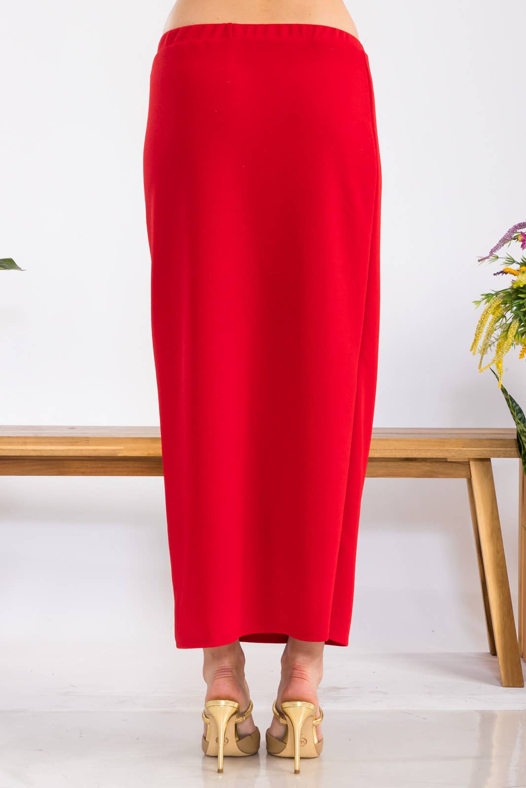 Celeste Clothing - Wholesale Skirt - Women's - CLASSSIC LONG PENCIL SKIRT IN MISSY & PLUS SIZE -CS2377037