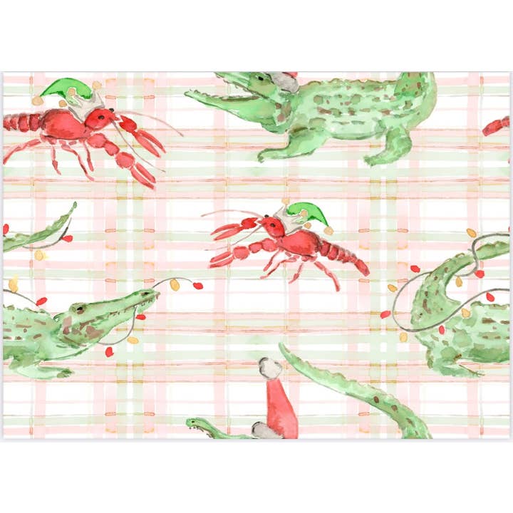 Sweet Bay Clothing - Wholesale Jumpsuit - Baby - Gator/Crawfish Christmas Zipper Onesie1