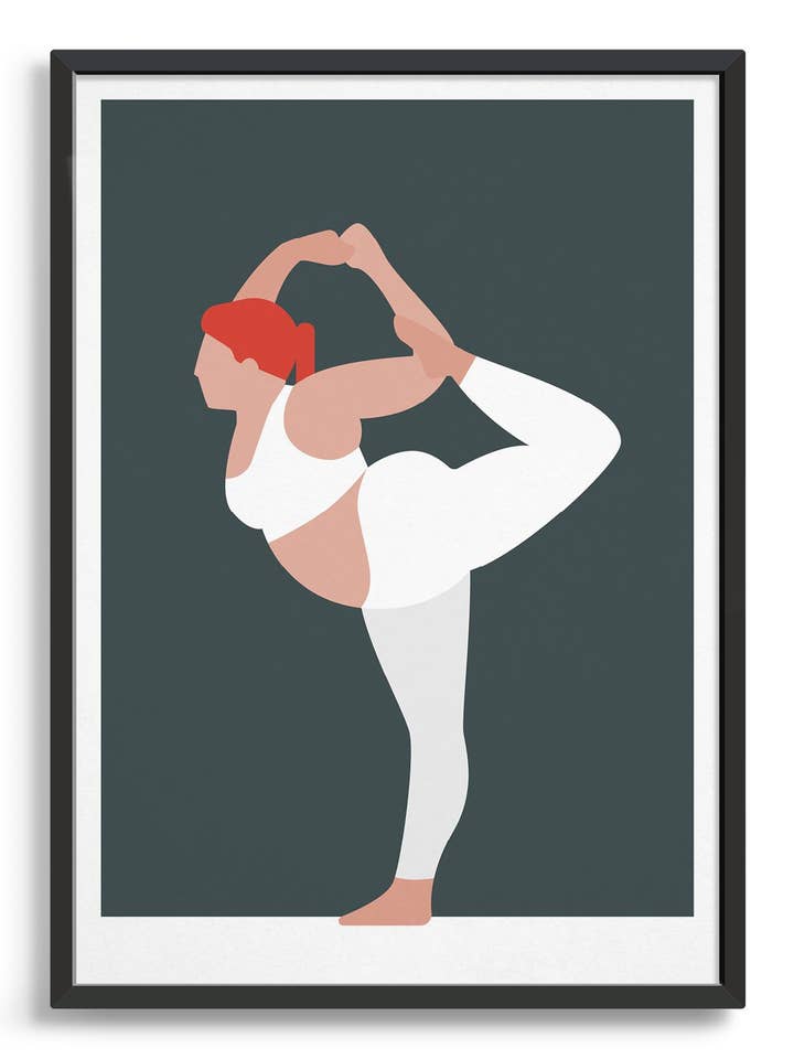 Yogaposter met staande boog voor wholesale door Rocket Jack