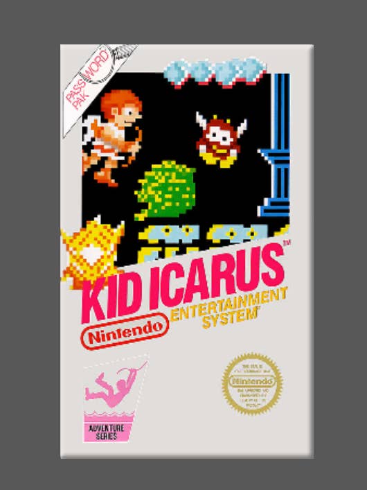 NES, KID ICARUS, Magnet, Button, Mirror, NINTENDO for wholesale by Ba Ba Buttons