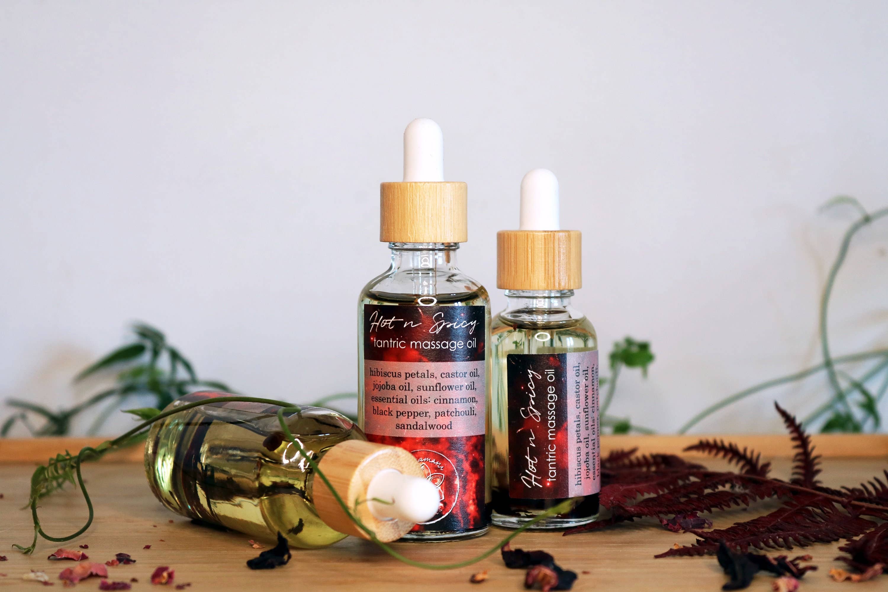 Ayamani Naturals - Venta al por mayor Aceite/gel de masaje - Aceite de Masaje Tántrico Picante y Caliente con Aceites Esenciales8