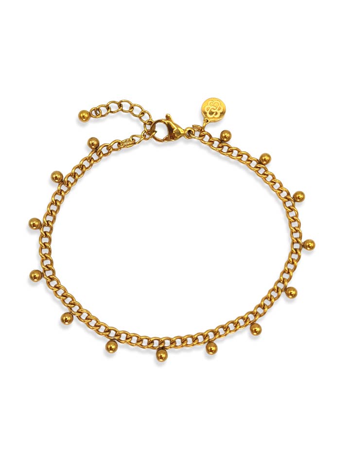 Armbånd Guld Små Bobler for engroshandel hos BLOSS Jewelry