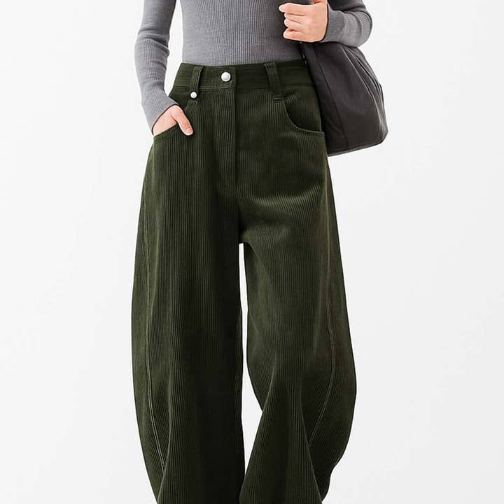 Ladies Solid Color Corduroy Wide Leg Pants and other Purchase Wholesale buttons by color. Free Returns & Net 60 Terms on Faire trending on Faire.