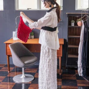 House of Shokunin - Wholesale Shoulder Bag - Women's - Washable bag Japanese Shibori Grocery Bag Accent Bag Organizer Insert Red14