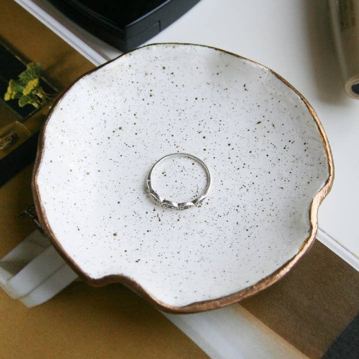 Smycken maträtt guld smycken maträtt maträtt lera skål för wholesale av LUTUM Creations