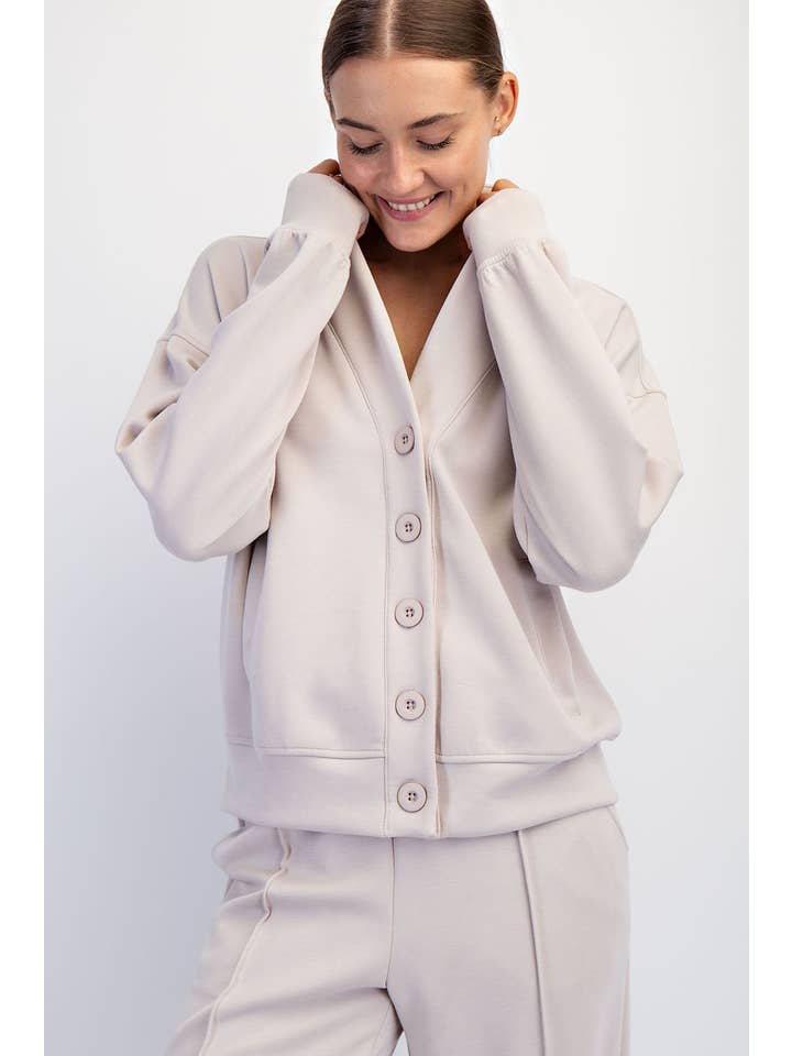 Rae Mode - Wholesale Lounge Top - Women's - MODAL POLY CARDI19