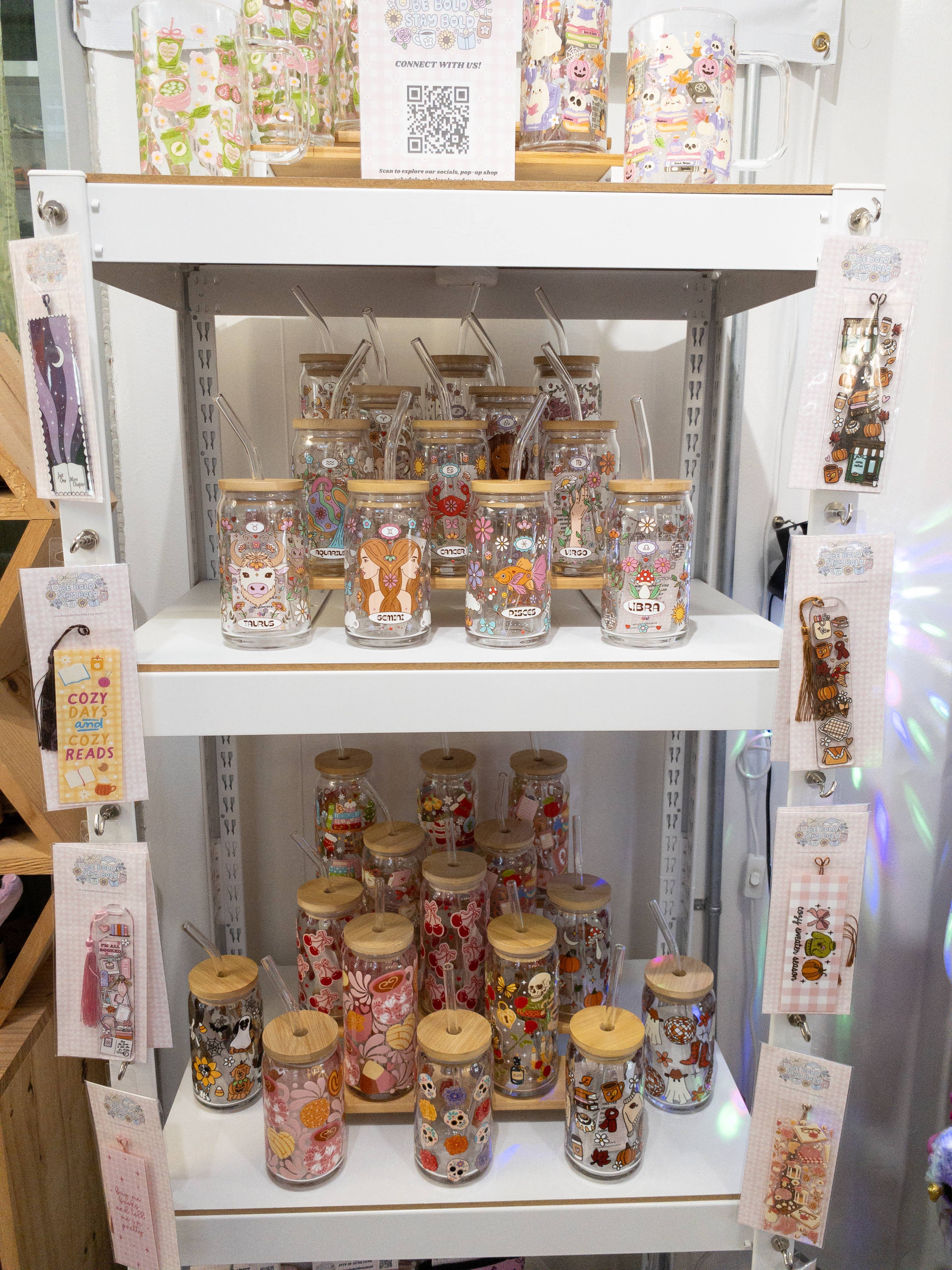 Be Bold Stay Bold - Wholesale Drinking Glass/Cup - Zodiac Glass Cups – 16oz1