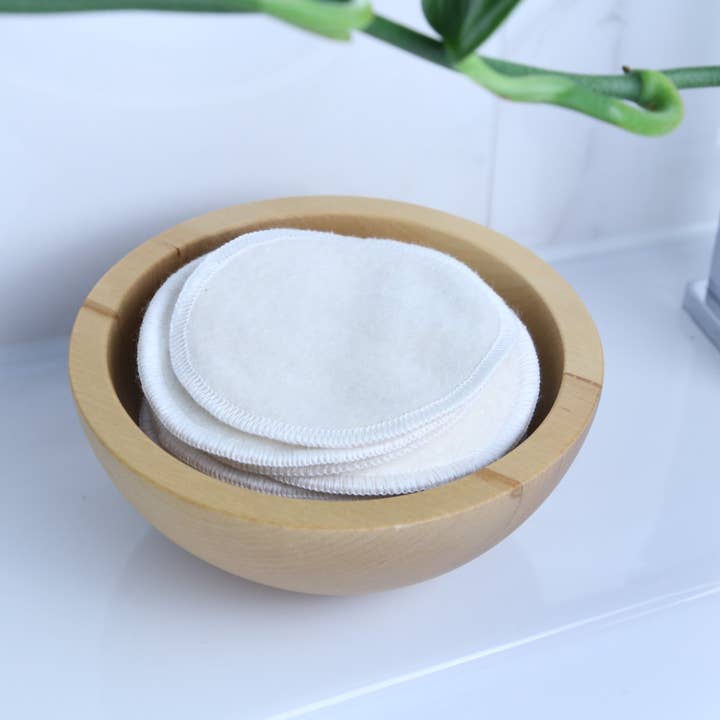 Beewise - Wholesale Makeup Remover - Reusable Makeup Remover Pads Set x 12 | Organic Cotton