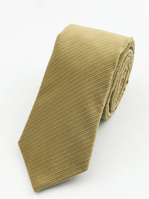 Cravate Vert Homme en Velours «Marius» pour la vente par Unipap's