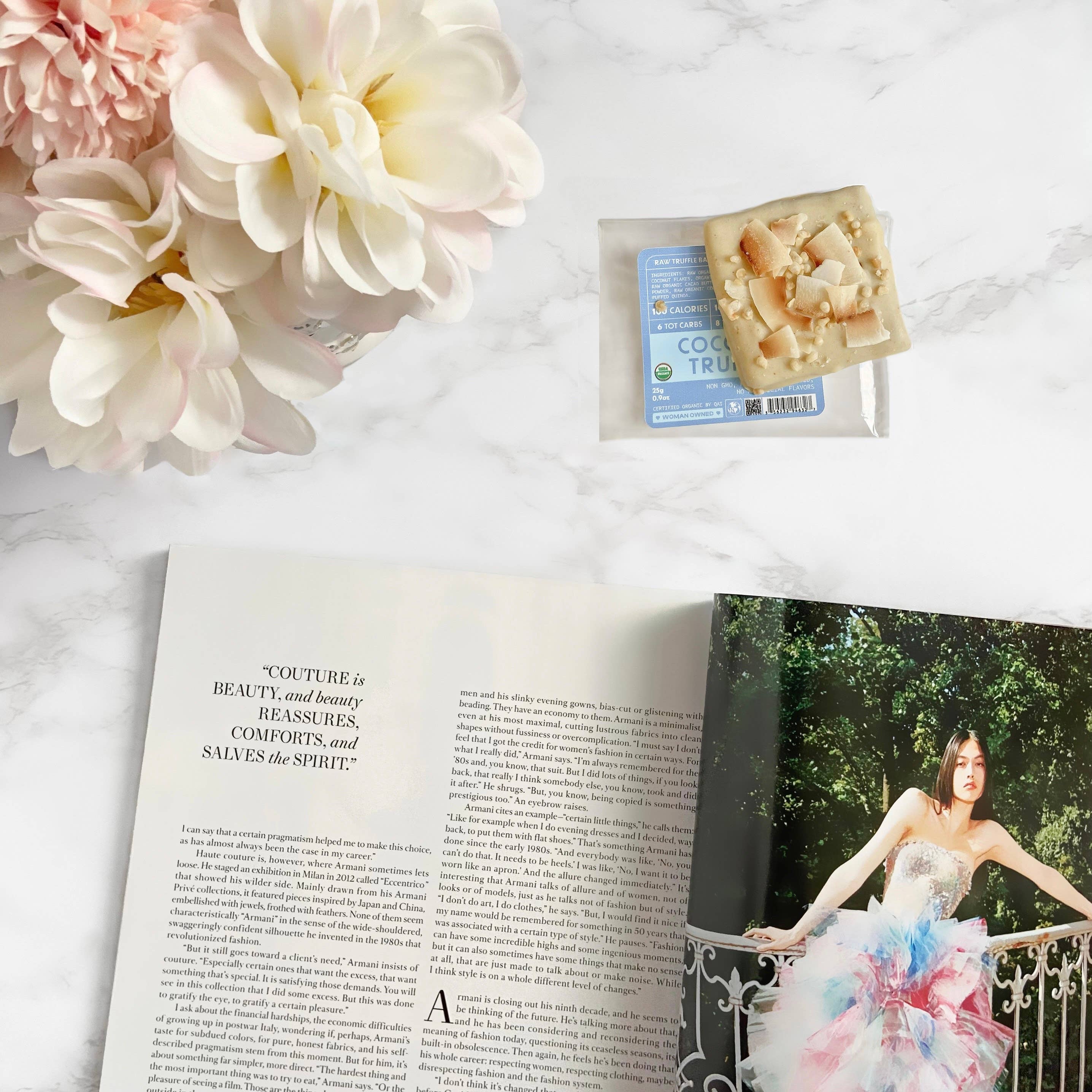 Rawmanticchocolate - Wholesale Chocolate Bar - COCONUT MINI TRUFFLE BAR3