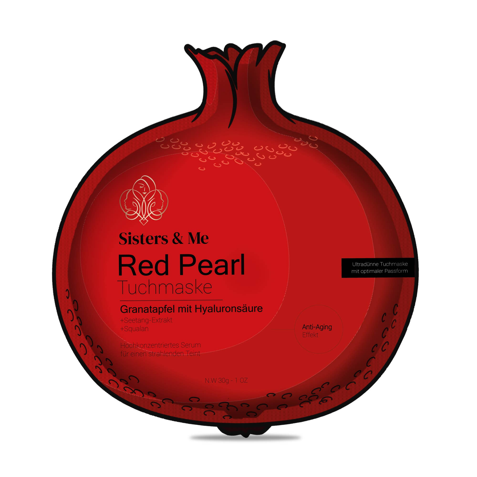 Sisters & Me GmbH - Wholesale Skincare Face Mask - 5X POMEGRANATE SHEET MASK2