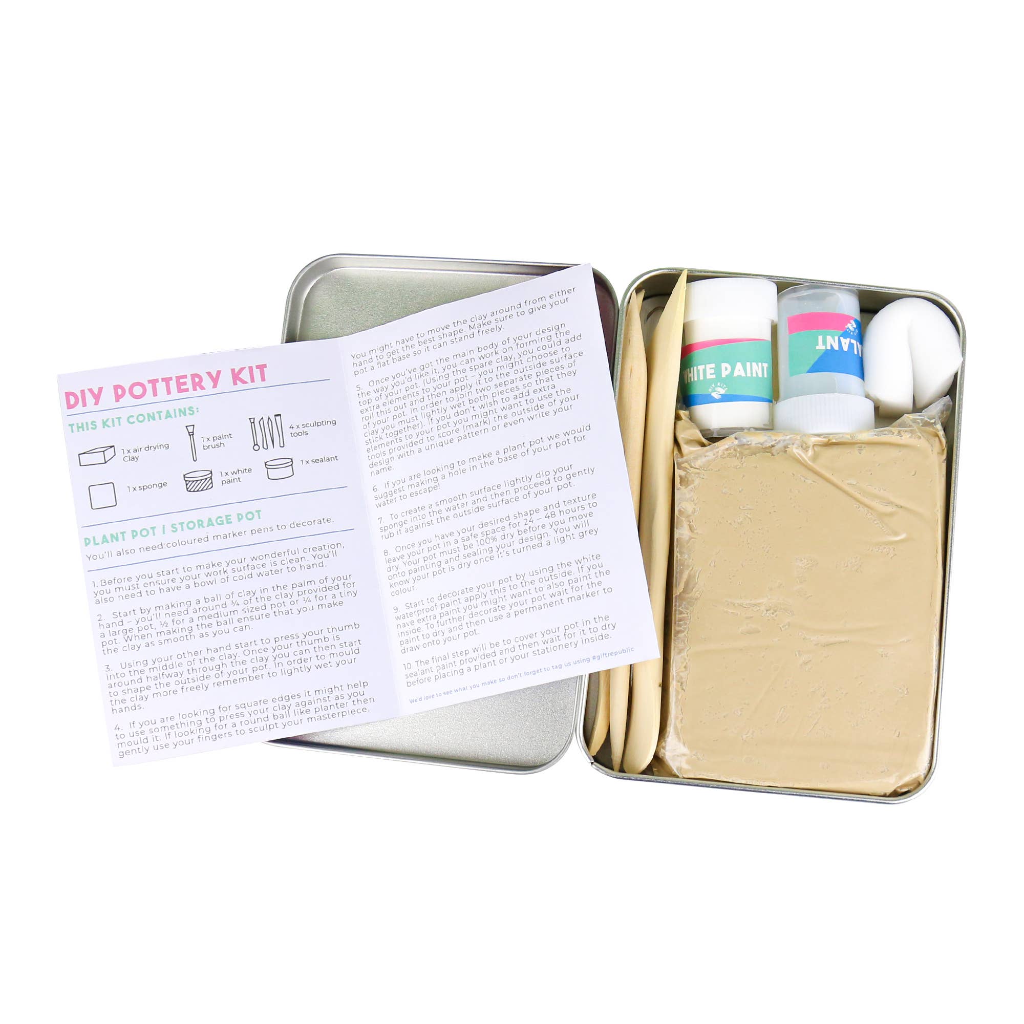 Gift Republic - Wholesale DIY Craft Kit - Pottery Kit4