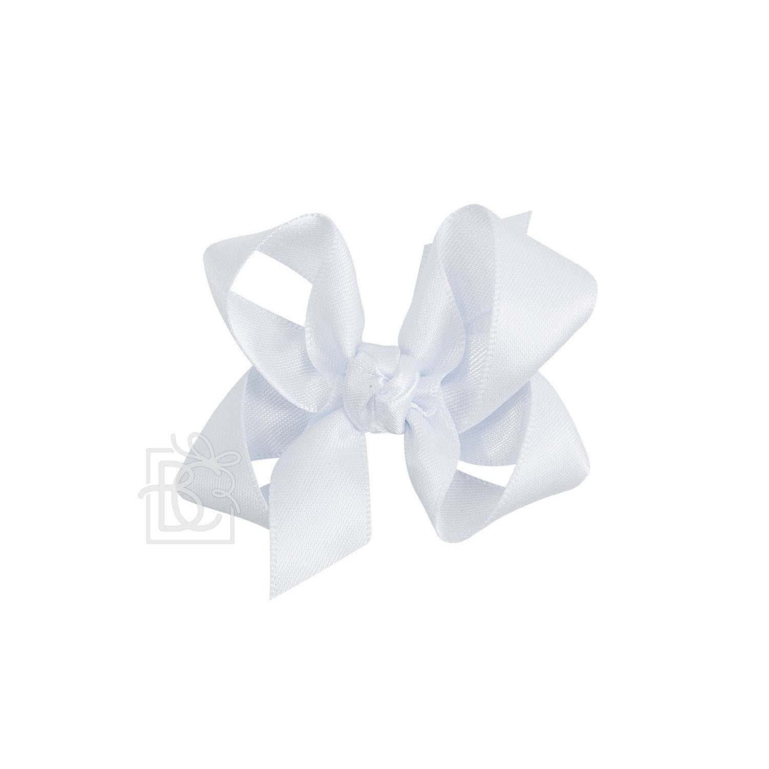 Beyond Creations, LLC - Wholesale Hair Bow - Kids - SATIN BOW ON CLIP169