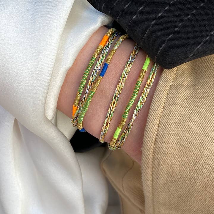 Sophie Deschamps Bijoux - Venta al por mayor Pulseras tejidas/trenzadas - Pulsera de hilo amuleto de la suerte Sukh7